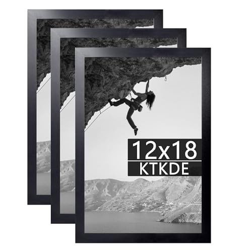 KTKDE Bilderrahmen aus Holz, 30,5 x 45,7 cm, 3 Stück, Posterrahmen mit poliertem Plexiglas, Studio-Galerie, Wandbehang, Poster und tolles Geschenk KTKDE Bilderrahmen aus Holz, 30,5 x 45,7 cm, 3 Stück, Posterrahmen mit poliertem Plexiglas, Studio-Galerie, Wandbehang, Poster und tolles Geschenk von KTKDE