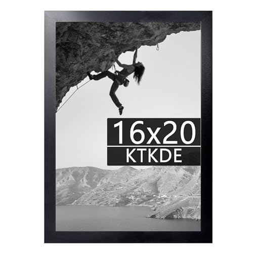 KTKDE Bilderrahmen aus Holz, 40,6 x 50,8 cm, schwarz, Posterrahmen mit poliertem Plexiglas, Wandgalerie, Fotorahmen, Dekoration für minimalistischen Stil, geeignet für jeden Stil, tolles Geschenk KTKDE Bilderrahmen aus Holz, 40,6 x 50,8 cm, schwarz, Posterrahmen mit poliertem Plexiglas, Wandgalerie, Fotorahmen, Dekoration für minimalistischen Stil, geeignet für jeden Stil, tolles Geschenk von KTKDE