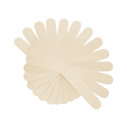 KTOJOY 50 Stück Jumbo-Holz-Bastelstäbe für Eis am Stiel, 15,2 cm lang x 1,9 cm breit, Leckerli-Sticks für Bastelarbeiten, Heimkunstprojekte, Klassenzimmer-Kunstzubehör KTOJOY 50 Stück Jumbo-Holz-Bastelstäbe für Eis am Stiel, 15,2 cm lang x 1,9 cm breit, Leckerli-Sticks für Bastelarbeiten, Heimkunstprojekte, Klassenzimmer-Kunstzubehör von KTOJOY