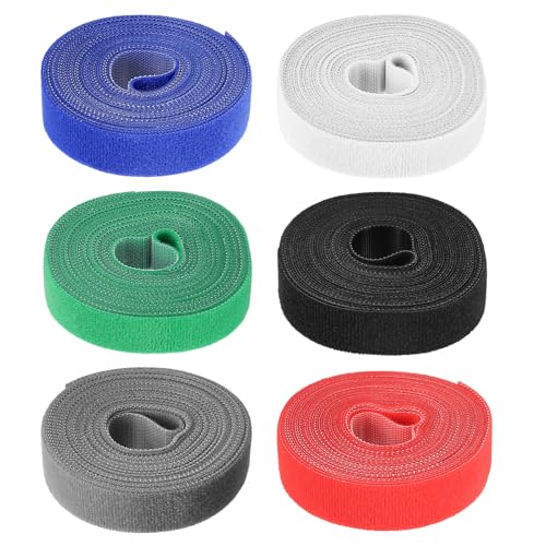 KTPCN 6 Rollen Klettband zum Nähen 20mm Breit x 5 M Lang, Klettverschluss zum Nähen, Klettverschluss zum Aufnähen, Hakenband und Flauschband, Klettband für Textilien Kleidung DIY(Nicht Selbstklebend) KTPCN 6 Rollen Klettband zum Nähen 20mm Breit x 5 M Lang, Klettverschluss zum Nähen, Klettverschluss zum Aufnähen, Hakenband und Flauschband, Klettband für Textilien Kleidung DIY(Nicht Selbstklebend) von KTPCN