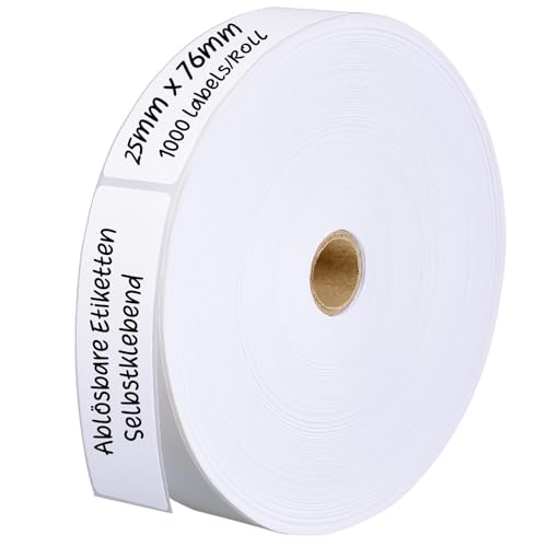 KTRIO 1000 Etiketten Selbstklebend, Wasserdicht, Rückstandslos Haftender Klebstoff, zum Kennzeichnen von Datum, Adresse. zum Sortieren von Dateien, Lagerbehältern, Küchenutensilien, Weiß. KTRIO 1000 Etiketten Selbstklebend, Wasserdicht, Rückstandslos Haftender Klebstoff, zum Kennzeichnen von Datum, Adresse. zum Sortieren von Dateien, Lagerbehältern, Küchenutensilien, Weiß. von KTRIO