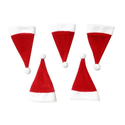 24 Stück Mini Weihnachtsmütze Klein Weihnachtsmütze und Schal Set Weihnachten Weinflasche Abdeckung, Weihnachten Lollipop Hut, DIY Xmas Party Tischdekoration 24 Stück Mini Weihnachtsmütze Klein Weihnachtsmütze und Schal Set Weihnachten Weinflasche Abdeckung, Weihnachten Lollipop Hut, DIY Xmas Party Tischdekoration von KUAKE
