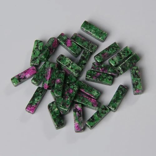 KUCOON 4 x 13 mm Flache rechteckige Röhren-Steinperlen, Naturstein-zentrierte gebohrte Perlen, Amethyste, Achate, Quarzperlen für die Schmuckherstellung KUCOON 4 x 13 mm Flache rechteckige Röhren-Steinperlen, Naturstein-zentrierte gebohrte Perlen, Amethyste, Achate, Quarzperlen für die Schmuckherstellung von KUCOON