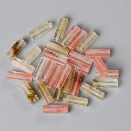 KUCOON 4 x 13 mm Flache rechteckige Röhren-Steinperlen, Naturstein-zentrierte gebohrte Perlen, Amethyste, Achate, Quarzperlen für die Schmuckherstellung KUCOON 4 x 13 mm Flache rechteckige Röhren-Steinperlen, Naturstein-zentrierte gebohrte Perlen, Amethyste, Achate, Quarzperlen für die Schmuckherstellung von KUCOON