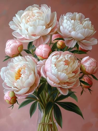 5D Diamond Painting Blume, Pflanzen Diamond Painting Erwachsene, DIY Vollbohrer Diamanten Malerei Stickerei Kreuzstich Set, Mosaikherstellung Kunst für Deko Wohnzimmer, Geschenke 60X80cm U-3038 5D Diamond Painting Blume, Pflanzen Diamond Painting Erwachsene, DIY Vollbohrer Diamanten Malerei Stickerei Kreuzstich Set, Mosaikherstellung Kunst für Deko Wohnzimmer, Geschenke 60X80cm U-3038 von KUEAJIOU