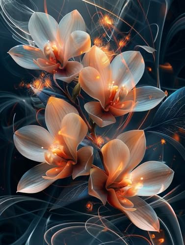5D Diamond Painting Blume, Psychedelisch Diamond Painting Erwachsene, DIY Vollbohrer Diamanten Malerei Stickerei Kreuzstich Set, Mosaikherstellung Kunst für Deko Wohnzimmer, Geschenke 80X110cm 1-9407 5D Diamond Painting Blume, Psychedelisch Diamond Painting Erwachsene, DIY Vollbohrer Diamanten Malerei Stickerei Kreuzstich Set, Mosaikherstellung Kunst für Deko Wohnzimmer, Geschenke 80X110cm 1-9407 von KUEAJIOU