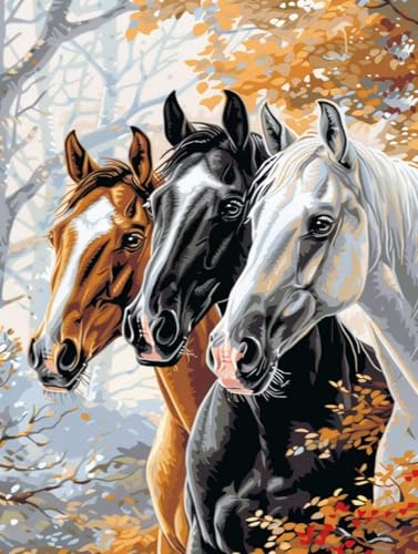 5D Diamond Painting Erwachsene Horse, Tier Diamant Painting Bilder, DIY Vollbohrer Diamanten Malerei Stickerei Kreuzstich, Als Geschenke, Zur Entspannung und Als Deko Wohnzimmer 100x135cm M-7467 5D Diamond Painting Erwachsene Horse, Tier Diamant Painting Bilder, DIY Vollbohrer Diamanten Malerei Stickerei Kreuzstich, Als Geschenke, Zur Entspannung und Als Deko Wohnzimmer 100x135cm M-7467 von KUEAJIOU