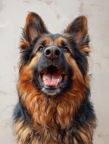 5D Diamond Painting Erwachsene Hund, Tier Diamant Painting Bilder, DIY Vollbohrer Diamanten Malerei Stickerei Kreuzstich, Als Geschenke, Zur Entspannung und Als Deko Wohnzimmer 80X110cm E-3863 5D Diamond Painting Erwachsene Hund, Tier Diamant Painting Bilder, DIY Vollbohrer Diamanten Malerei Stickerei Kreuzstich, Als Geschenke, Zur Entspannung und Als Deko Wohnzimmer 80X110cm E-3863 von KUEAJIOU