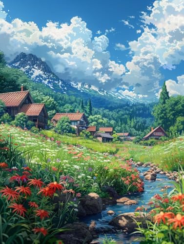 5D Diamond Painting Erwachsene Landschaft, Berg Diamant Painting Bilder, DIY Vollbohrer Diamanten Malerei Stickerei Kreuzstich, Als Geschenke, Zur Entspannung und Als Deko Wohnzimmer 80X110cm 9-1693 5D Diamond Painting Erwachsene Landschaft, Berg Diamant Painting Bilder, DIY Vollbohrer Diamanten Malerei Stickerei Kreuzstich, Als Geschenke, Zur Entspannung und Als Deko Wohnzimmer 80X110cm 9-1693 von KUEAJIOU