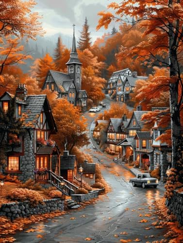 5D Diamond Painting Erwachsene Landschaft, Wald Diamant Painting Bilder, DIY Vollbohrer Diamanten Malerei Stickerei Kreuzstich, Als Geschenke, Zur Entspannung und Als Deko Wohnzimmer 80X110cm 1-2156 5D Diamond Painting Erwachsene Landschaft, Wald Diamant Painting Bilder, DIY Vollbohrer Diamanten Malerei Stickerei Kreuzstich, Als Geschenke, Zur Entspannung und Als Deko Wohnzimmer 80X110cm 1-2156 von KUEAJIOU