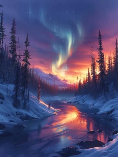5D Diamond Painting Erwachsene Sonnenuntergang, Landschaft Diamant Painting Bilder, DIY Vollbohrer Diamanten Malerei Stickerei Kreuzstich, Als Geschenke für Frauen, Deko Wohnzimmer 70x95cm F-5034 5D Diamond Painting Erwachsene Sonnenuntergang, Landschaft Diamant Painting Bilder, DIY Vollbohrer Diamanten Malerei Stickerei Kreuzstich, Als Geschenke für Frauen, Deko Wohnzimmer 70x95cm F-5034 von KUEAJIOU