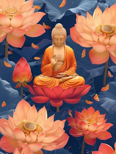 5D Diamond Painting Zen, Blume Diamond Painting Erwachsene, DIY Vollbohrer Diamanten Malerei Stickerei Kreuzstich Set, Mosaikherstellung Kunst für Deko Wohnzimmer, Geschenke für Frauen 70x95cm 3-7594 5D Diamond Painting Zen, Blume Diamond Painting Erwachsene, DIY Vollbohrer Diamanten Malerei Stickerei Kreuzstich Set, Mosaikherstellung Kunst für Deko Wohnzimmer, Geschenke für Frauen 70x95cm 3-7594 von KUEAJIOU
