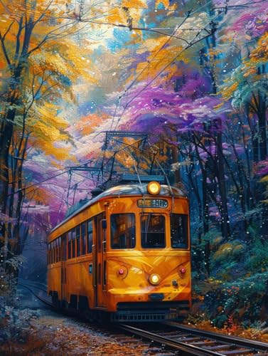 Diamond Painting Auto, 5D Diamond Painting Erwachsene Wald, DIY Vollbohrer Diamanten Malerei Stickerei Kreuzstich, DIY Bastelset Erwachsene, Deko Wohnzimmer, Geschenke für Frauen 100x135cm 5-7927 Diamond Painting Auto, 5D Diamond Painting Erwachsene Wald, DIY Vollbohrer Diamanten Malerei Stickerei Kreuzstich, DIY Bastelset Erwachsene, Deko Wohnzimmer, Geschenke für Frauen 100x135cm 5-7927 von KUEAJIOU