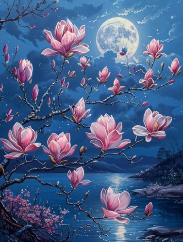 Diamond Painting Blume, 5D Diamond Painting Erwachsene Blume, DIY Vollbohrer Diamanten Malerei Stickerei Kreuzstich, DIY Bastelset Erwachsene, Deko Wohnzimmer, Geschenke für Frauen 30x40cm U-5739 Diamond Painting Blume, 5D Diamond Painting Erwachsene Blume, DIY Vollbohrer Diamanten Malerei Stickerei Kreuzstich, DIY Bastelset Erwachsene, Deko Wohnzimmer, Geschenke für Frauen 30x40cm U-5739 von KUEAJIOU