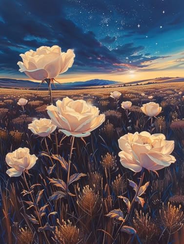 Diamond Painting Blume, 5D Diamond Painting Erwachsene Pflanzen, DIY Vollbohrer Diamanten Malerei Stickerei Kreuzstich, DIY Bastelset Erwachsene, Deko Wohnzimmer, Geschenke für Frauen 60X80cm O-7098 Diamond Painting Blume, 5D Diamond Painting Erwachsene Pflanzen, DIY Vollbohrer Diamanten Malerei Stickerei Kreuzstich, DIY Bastelset Erwachsene, Deko Wohnzimmer, Geschenke für Frauen 60X80cm O-7098 von KUEAJIOU
