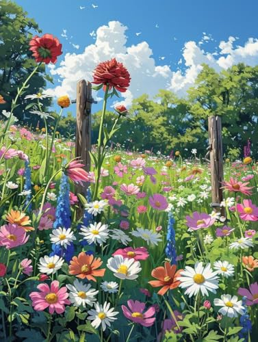 Diamond Painting Blume, 5D Diamond Painting Erwachsene Wolke, DIY Vollbohrer Diamanten Malerei Stickerei Kreuzstich, DIY Bastelset Erwachsene, Deko Wohnzimmer, Geschenke für Frauen 100x130cm 3-7170 Diamond Painting Blume, 5D Diamond Painting Erwachsene Wolke, DIY Vollbohrer Diamanten Malerei Stickerei Kreuzstich, DIY Bastelset Erwachsene, Deko Wohnzimmer, Geschenke für Frauen 100x130cm 3-7170 von KUEAJIOU