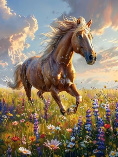 Diamond Painting Erwachsene Blume, 5D Diamant Painting Bilder Blume, DIY Bastelset Erwachsene, Vollbohrer Diamanten Malerei Stickerei Kreuzstich Kits, Mosaikherstellung, Deko Wohnzimmer 60X70cm H-3663 von KUEAJIOU