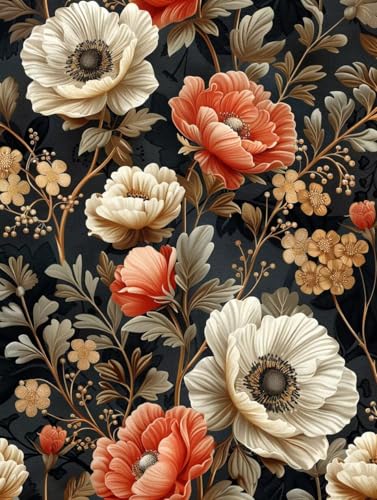 Diamond Painting Erwachsene Blume, 5D Diamant Painting Bilder Pflanzen, DIY Bastelset Erwachsene, Vollbohrer Diamanten Malerei Stickerei Kreuzstich Kits, Deko Wohnzimmer Geschenke 30x40cm 3-1346 Diamond Painting Erwachsene Blume, 5D Diamant Painting Bilder Pflanzen, DIY Bastelset Erwachsene, Vollbohrer Diamanten Malerei Stickerei Kreuzstich Kits, Deko Wohnzimmer Geschenke 30x40cm 3-1346 von KUEAJIOU