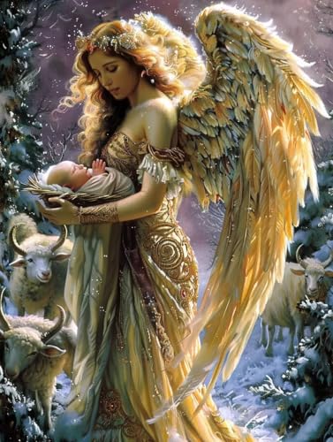 Diamond Painting Erwachsene Frau, 5D Diamant Painting Bilder Schaf, DIY Bastelset Erwachsene, Vollbohrer Diamanten Malerei Stickerei Kreuzstich Kits, Deko Wohnzimmer Geschenke 100x135cm E-9106 Diamond Painting Erwachsene Frau, 5D Diamant Painting Bilder Schaf, DIY Bastelset Erwachsene, Vollbohrer Diamanten Malerei Stickerei Kreuzstich Kits, Deko Wohnzimmer Geschenke 100x135cm E-9106 von KUEAJIOU