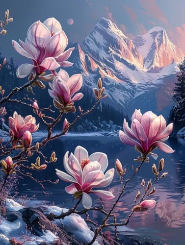 Diamond Painting Erwachsene Landschaft, 5D Diamant Painting Bilder Blume, DIY Bastelset Erwachsene, Vollbohrer Diamanten Malerei Stickerei Kreuzstich Kits, Deko Wohnzimmer Geschenke 40X50cm S-4570 Diamond Painting Erwachsene Landschaft, 5D Diamant Painting Bilder Blume, DIY Bastelset Erwachsene, Vollbohrer Diamanten Malerei Stickerei Kreuzstich Kits, Deko Wohnzimmer Geschenke 40X50cm S-4570 von KUEAJIOU