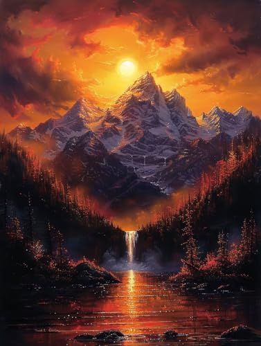 Diamond Painting Erwachsene Pflanzen, 5D Diamant Painting Bilder Berg, DIY Bastelset Erwachsene, Vollbohrer Diamanten Malerei Stickerei Kreuzstich Kits, Deko Wohnzimmer Geschenke 30x40cm 9-5569 Diamond Painting Erwachsene Pflanzen, 5D Diamant Painting Bilder Berg, DIY Bastelset Erwachsene, Vollbohrer Diamanten Malerei Stickerei Kreuzstich Kits, Deko Wohnzimmer Geschenke 30x40cm 9-5569 von KUEAJIOU