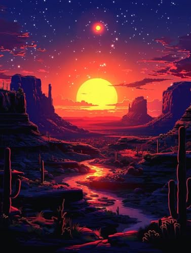 Diamond Painting Erwachsene Sonnenuntergang, 5D Diamant Painting Bilder Sternenhimmel, DIY Bastelset Erwachsene, Vollbohrer Diamanten Malerei Stickerei Kreuzstich Kits, Deko Wohnzimmer 40X50cm 2-9051 Diamond Painting Erwachsene Sonnenuntergang, 5D Diamant Painting Bilder Sternenhimmel, DIY Bastelset Erwachsene, Vollbohrer Diamanten Malerei Stickerei Kreuzstich Kits, Deko Wohnzimmer 40X50cm 2-9051 von KUEAJIOU