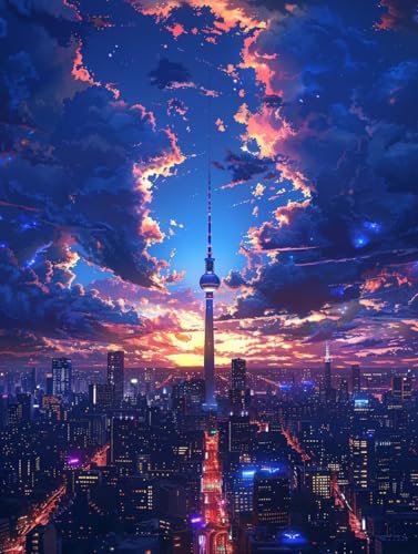 Diamond Painting Erwachsene Stadt, 5D Diamant Painting Bilder Landschaft, DIY Bastelset Erwachsene, Vollbohrer Diamanten Malerei Stickerei Kreuzstich Kits, Deko Wohnzimmer Geschenke 90x120cm 3-7900 Diamond Painting Erwachsene Stadt, 5D Diamant Painting Bilder Landschaft, DIY Bastelset Erwachsene, Vollbohrer Diamanten Malerei Stickerei Kreuzstich Kits, Deko Wohnzimmer Geschenke 90x120cm 3-7900 von KUEAJIOU