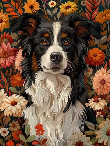Diamond Painting Erwachsene Strand, 5D Diamant Painting Bilder Blume, DIY Bastelset Erwachsene, Vollbohrer Diamanten Malerei Stickerei Kreuzstich Kits, Deko Wohnzimmer Geschenke 80X110cm J-3757 von KUEAJIOU