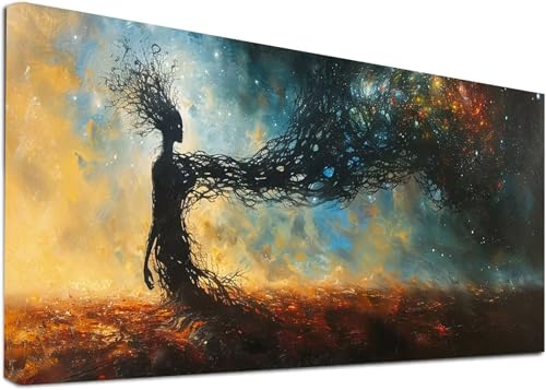 Diamond Painting Groß Abstrakt, 5D Diamond Painting Erwachsene Landschaft, DIY Basteln Erwachsene, Diamant Malerei Kunst Stickerei Kreuzstich Set, Deko Wohnzimmer und Zimmer Deko 30x60cm C-9596 von KUEAJIOU