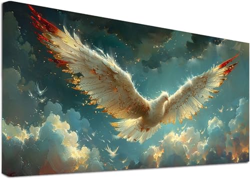 Diamond Painting Groß Adler, 5D Diamond Painting Erwachsene Wolke, DIY Basteln Erwachsene, Diamant Malerei Kunst Stickerei Kreuzstich Set, Deko Wohnzimmer und Zimmer Deko Geschenke 30x60cm 4-1631 von KUEAJIOU