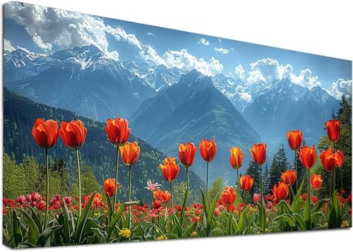 Diamond Painting Groß Berg, 5D Diamond Painting Erwachsene Blume, DIY Basteln Erwachsene, Diamant Malerei Kunst Stickerei Kreuzstich Set, Deko Wohnzimmer und Zimmer Deko Geschenke 100x200cm P-1861 Diamond Painting Groß Berg, 5D Diamond Painting Erwachsene Blume, DIY Basteln Erwachsene, Diamant Malerei Kunst Stickerei Kreuzstich Set, Deko Wohnzimmer und Zimmer Deko Geschenke 100x200cm P-1861 von KUEAJIOU
