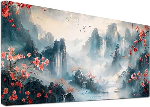 Diamond Painting Groß Berg, 5D Diamond Painting Erwachsene Blume, DIY Basteln Erwachsene, Diamant Malerei Kunst Stickerei Kreuzstich Set, Deko Wohnzimmer und Zimmer Deko Geschenke 30x60cm 1-7774 Diamond Painting Groß Berg, 5D Diamond Painting Erwachsene Blume, DIY Basteln Erwachsene, Diamant Malerei Kunst Stickerei Kreuzstich Set, Deko Wohnzimmer und Zimmer Deko Geschenke 30x60cm 1-7774 von KUEAJIOU