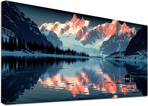 Diamond Painting Groß Berg, 5D Diamond Painting Erwachsene Rivers, DIY Basteln Erwachsene, Diamant Malerei Kunst Stickerei Kreuzstich Set, Deko Wohnzimmer und Zimmer Deko Geschenke 100x300cm 8-8304 Diamond Painting Groß Berg, 5D Diamond Painting Erwachsene Rivers, DIY Basteln Erwachsene, Diamant Malerei Kunst Stickerei Kreuzstich Set, Deko Wohnzimmer und Zimmer Deko Geschenke 100x300cm 8-8304 von KUEAJIOU