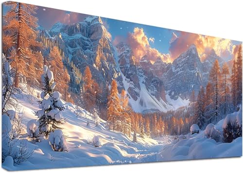 Diamond Painting Groß Berg, 5D Diamond Painting Erwachsene Schneeszene, DIY Basteln Erwachsene, Diamant Malerei Kunst Stickerei Kreuzstich Set, Deko Wohnzimmer und Zimmer Deko Geschenke 30x60cm D-8911 Diamond Painting Groß Berg, 5D Diamond Painting Erwachsene Schneeszene, DIY Basteln Erwachsene, Diamant Malerei Kunst Stickerei Kreuzstich Set, Deko Wohnzimmer und Zimmer Deko Geschenke 30x60cm D-8911 von KUEAJIOU