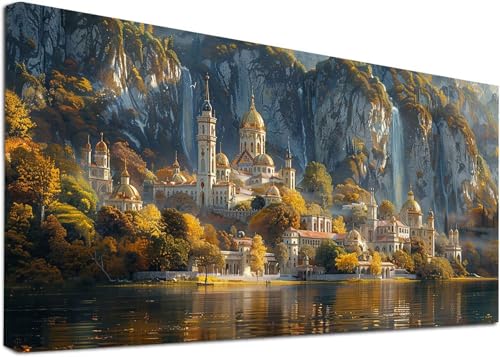 Diamond Painting Groß Berg, 5D Diamond Painting Erwachsene Stadt, DIY Basteln Erwachsene, Diamant Malerei Kunst Stickerei Kreuzstich Set, Deko Wohnzimmer und Zimmer Deko Geschenke 30x60cm V-1198 Diamond Painting Groß Berg, 5D Diamond Painting Erwachsene Stadt, DIY Basteln Erwachsene, Diamant Malerei Kunst Stickerei Kreuzstich Set, Deko Wohnzimmer und Zimmer Deko Geschenke 30x60cm V-1198 von KUEAJIOU