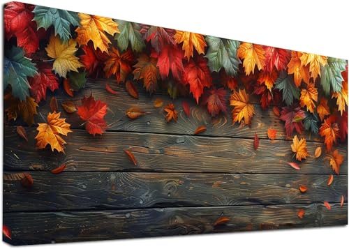 Diamond Painting Groß BläTter, 5D Diamond Painting Erwachsene Landschaft, DIY Basteln Erwachsene, Diamant Malerei Kunst Stickerei Kreuzstich Set, Deko Wohnzimmer und Zimmer Deko 30x60cm M-6081 von KUEAJIOU