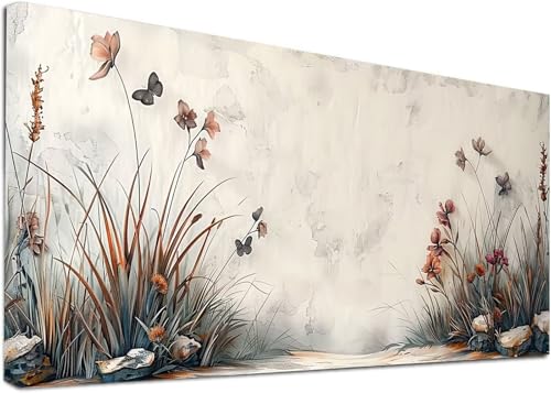 Diamond Painting Groß Blume, 5D Diamond Painting Erwachsene Pflanzen, DIY Basteln Erwachsene, Diamant Malerei Kunst Stickerei Kreuzstich Set, Deko Wohnzimmer und Zimmer Deko Geschenke 30x60cm H-2715 von KUEAJIOU