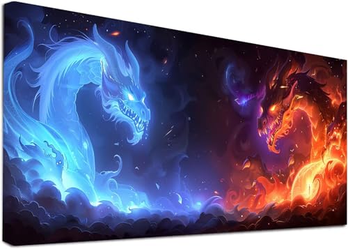 Diamond Painting Groß Drachen, 5D Diamond Painting Erwachsene Flamme, DIY Basteln Erwachsene, Diamant Malerei Kunst Stickerei Kreuzstich Set, Deko Wohnzimmer und Zimmer Deko Geschenke 30x60cm 5-6080 Diamond Painting Groß Drachen, 5D Diamond Painting Erwachsene Flamme, DIY Basteln Erwachsene, Diamant Malerei Kunst Stickerei Kreuzstich Set, Deko Wohnzimmer und Zimmer Deko Geschenke 30x60cm 5-6080 von KUEAJIOU