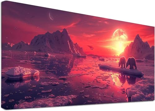 Diamond Painting Groß EisbäRen, 5D Diamond Painting Erwachsene Sonnenuntergang, DIY Basteln Erwachsene, Diamant Malerei Kunst Stickerei Kreuzstich Set, Deko Wohnzimmer und Zimmer Deko 100x300cm 7-4725 Diamond Painting Groß EisbäRen, 5D Diamond Painting Erwachsene Sonnenuntergang, DIY Basteln Erwachsene, Diamant Malerei Kunst Stickerei Kreuzstich Set, Deko Wohnzimmer und Zimmer Deko 100x300cm 7-4725 von KUEAJIOU
