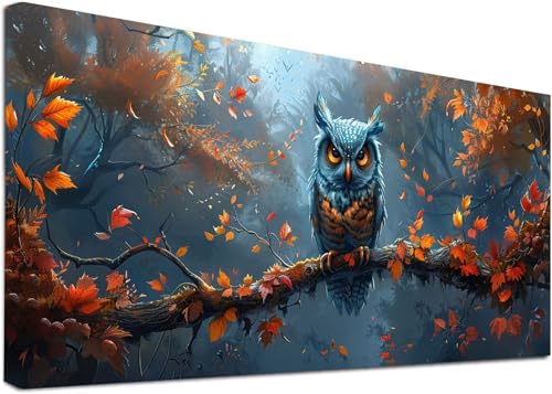 Diamond Painting Groß Eule, 5D Diamond Painting Erwachsene BläTter, DIY Basteln Erwachsene, Diamant Malerei Kunst Stickerei Kreuzstich Set, Deko Wohnzimmer und Zimmer Deko Geschenke 100x200cm 7-8868 Diamond Painting Groß Eule, 5D Diamond Painting Erwachsene BläTter, DIY Basteln Erwachsene, Diamant Malerei Kunst Stickerei Kreuzstich Set, Deko Wohnzimmer und Zimmer Deko Geschenke 100x200cm 7-8868 von KUEAJIOU