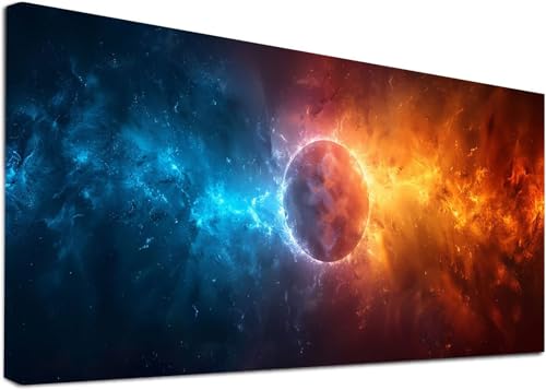 Diamond Painting Groß Flamme, 5D Diamond Painting Erwachsene Landschaft, DIY Basteln Erwachsene, Diamant Malerei Kunst Stickerei Kreuzstich Set, Deko Wohnzimmer und Zimmer Deko 100x300cm 4-3668 von KUEAJIOU