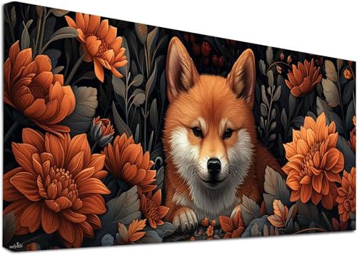 Diamond Painting Groß Fuchs, 5D Diamond Painting Erwachsene Pflanzen, DIY Basteln Erwachsene, Diamant Malerei Kunst Stickerei Kreuzstich Set, Deko Wohnzimmer und Zimmer Deko Geschenke 45x90cm 1-3085 Diamond Painting Groß Fuchs, 5D Diamond Painting Erwachsene Pflanzen, DIY Basteln Erwachsene, Diamant Malerei Kunst Stickerei Kreuzstich Set, Deko Wohnzimmer und Zimmer Deko Geschenke 45x90cm 1-3085 von KUEAJIOU