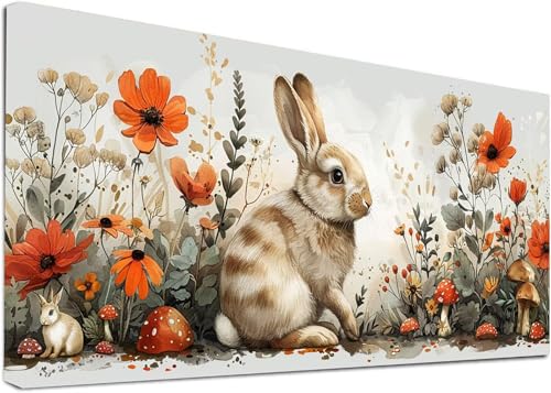 Diamond Painting Groß Kaninchen, 5D Diamond Painting Erwachsene Blume, DIY Basteln Erwachsene, Diamant Malerei Kunst Stickerei Kreuzstich Set, Deko Wohnzimmer und Zimmer Deko Geschenke 60x120cm 3-7953 Diamond Painting Groß Kaninchen, 5D Diamond Painting Erwachsene Blume, DIY Basteln Erwachsene, Diamant Malerei Kunst Stickerei Kreuzstich Set, Deko Wohnzimmer und Zimmer Deko Geschenke 60x120cm 3-7953 von KUEAJIOU