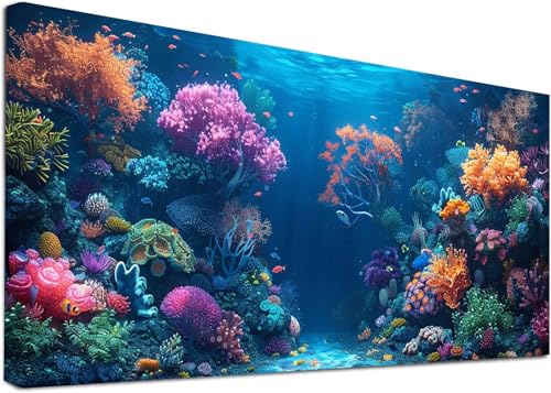 Diamond Painting Groß Meeresbodenlebewesen, 5D Diamond Painting Erwachsene Fisch, DIY Basteln Erwachsene, Diamant Malerei Kunst Stickerei Kreuzstich Set, Deko Wohnzimmer Geschenke 100x200cm 1-4816 Diamond Painting Groß Meeresbodenlebewesen, 5D Diamond Painting Erwachsene Fisch, DIY Basteln Erwachsene, Diamant Malerei Kunst Stickerei Kreuzstich Set, Deko Wohnzimmer Geschenke 100x200cm 1-4816 von KUEAJIOU