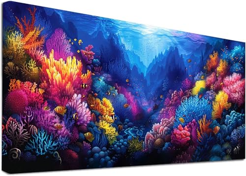 Diamond Painting Groß Meeresbodenlebewesen, 5D Diamond Painting Erwachsene Fisch, DIY Basteln Erwachsene, Diamant Malerei Kunst Stickerei Kreuzstich Set, Deko Wohnzimmer und Zimmer Deko 45x90cm 6-2400 Diamond Painting Groß Meeresbodenlebewesen, 5D Diamond Painting Erwachsene Fisch, DIY Basteln Erwachsene, Diamant Malerei Kunst Stickerei Kreuzstich Set, Deko Wohnzimmer und Zimmer Deko 45x90cm 6-2400 von KUEAJIOU