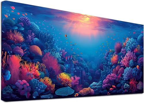 Diamond Painting Groß Meereslebewesen, 5D Diamond Painting Erwachsene Fisch, DIY Basteln Erwachsene, Diamant Malerei Kunst Stickerei Kreuzstich Set, Deko Wohnzimmer und Zimmer Deko 100x200cm U-2465 Diamond Painting Groß Meereslebewesen, 5D Diamond Painting Erwachsene Fisch, DIY Basteln Erwachsene, Diamant Malerei Kunst Stickerei Kreuzstich Set, Deko Wohnzimmer und Zimmer Deko 100x200cm U-2465 von KUEAJIOU