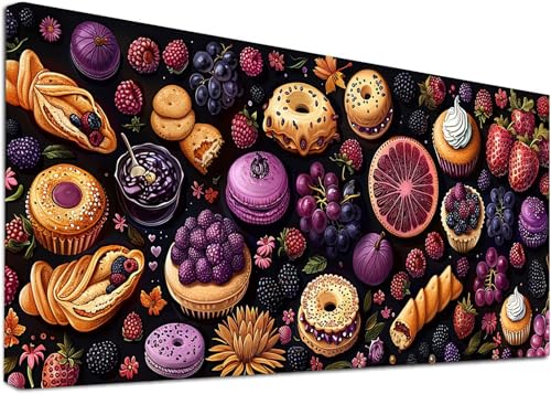 Diamond Painting Groß Nachtisch, 5D Diamond Painting Erwachsene Obst, DIY Basteln Erwachsene, Diamant Malerei Kunst Stickerei Kreuzstich Set, Deko Wohnzimmer und Zimmer Deko Geschenke 100x300cm 6-9234 Diamond Painting Groß Nachtisch, 5D Diamond Painting Erwachsene Obst, DIY Basteln Erwachsene, Diamant Malerei Kunst Stickerei Kreuzstich Set, Deko Wohnzimmer und Zimmer Deko Geschenke 100x300cm 6-9234 von KUEAJIOU