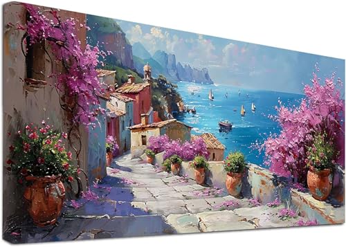 Diamond Painting Groß Segelboot, 5D Diamond Painting Erwachsene Landschaft, DIY Basteln Erwachsene, Diamant Malerei Kunst Stickerei Kreuzstich Set, Deko Wohnzimmer und Zimmer Deko 100x300cm C-9005 Diamond Painting Groß Segelboot, 5D Diamond Painting Erwachsene Landschaft, DIY Basteln Erwachsene, Diamant Malerei Kunst Stickerei Kreuzstich Set, Deko Wohnzimmer und Zimmer Deko 100x300cm C-9005 von KUEAJIOU