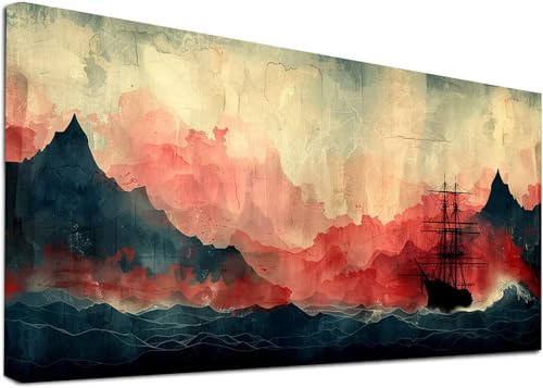 Diamond Painting Groß Segelboot, 5D Diamond Painting Erwachsene Ozean, DIY Basteln Erwachsene, Diamant Malerei Kunst Stickerei Kreuzstich Set, Deko Wohnzimmer und Zimmer Deko 100x200cm K-8397 Diamond Painting Groß Segelboot, 5D Diamond Painting Erwachsene Ozean, DIY Basteln Erwachsene, Diamant Malerei Kunst Stickerei Kreuzstich Set, Deko Wohnzimmer und Zimmer Deko 100x200cm K-8397 von KUEAJIOU