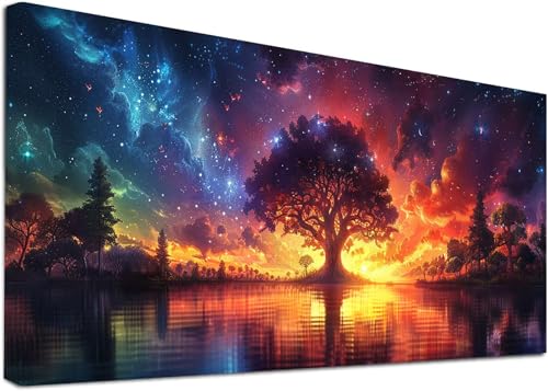 Diamond Painting Groß Sonnenuntergang, 5D Diamond Painting Erwachsene Baum Des Lebens, DIY Basteln Erwachsene, Diamant Malerei Kunst Stickerei Kreuzstich Set, Deko Wohnzimmer Geschenke 30x60cm L-1319 Diamond Painting Groß Sonnenuntergang, 5D Diamond Painting Erwachsene Baum Des Lebens, DIY Basteln Erwachsene, Diamant Malerei Kunst Stickerei Kreuzstich Set, Deko Wohnzimmer Geschenke 30x60cm L-1319 von KUEAJIOU